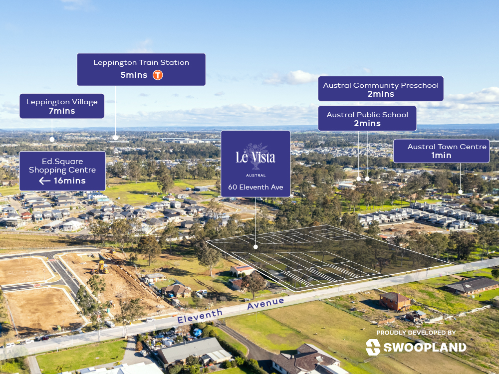 Le Vista Estate - Aust Aerial