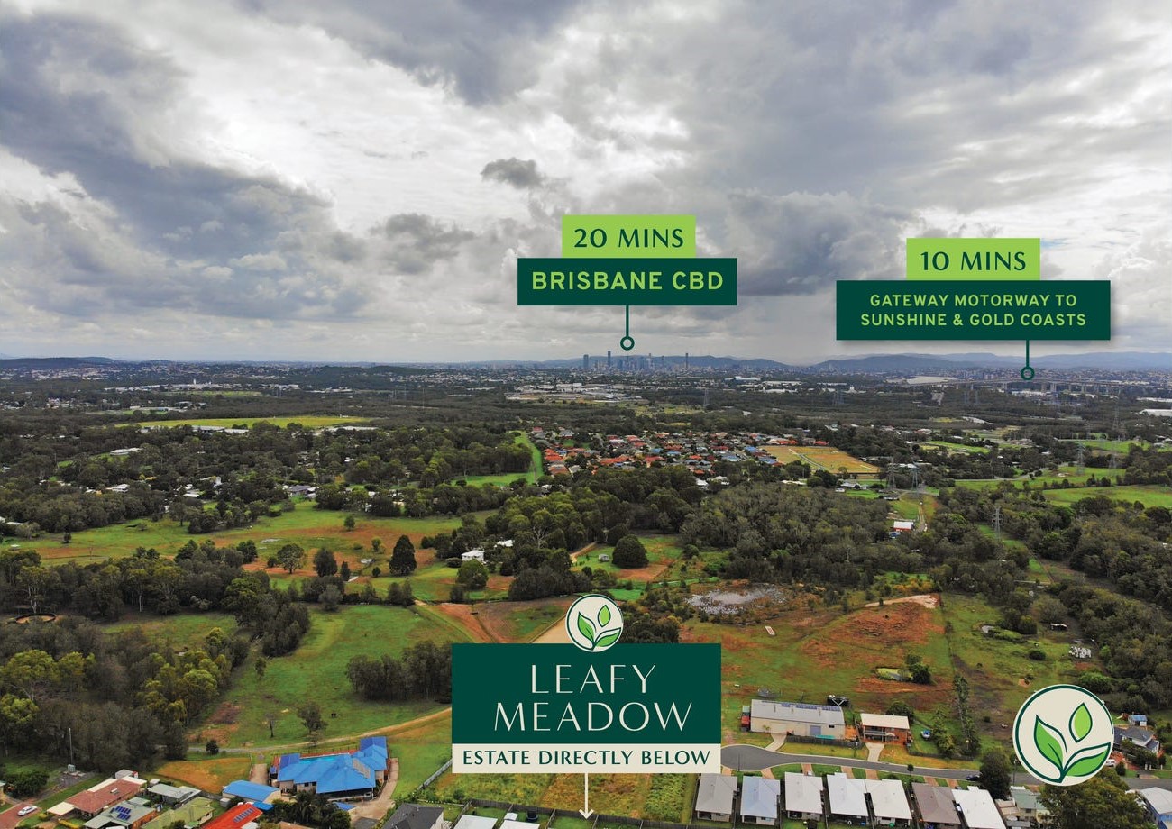 Leafy Meadow Estate - Hemmant Aerial