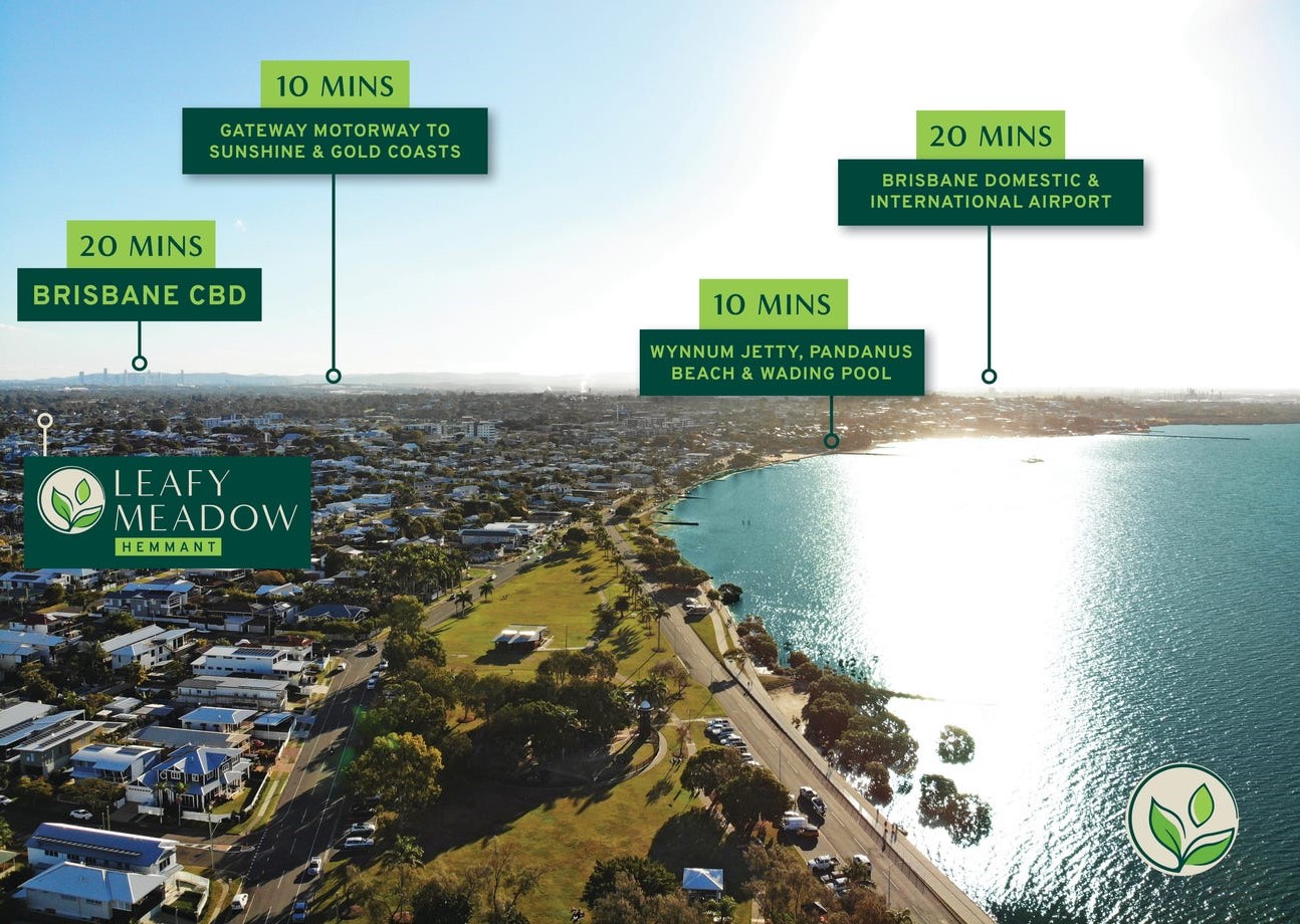 Leafy Meadow Estate - Hemmant Aerial