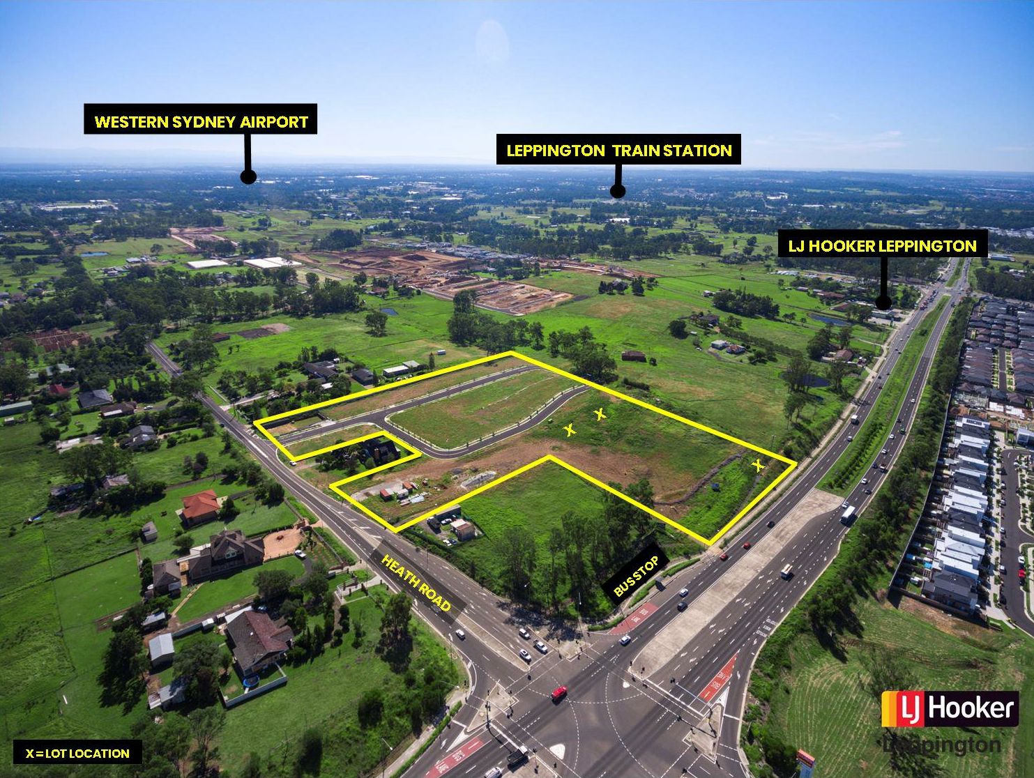 Leppington Heights - Leppington Aerial