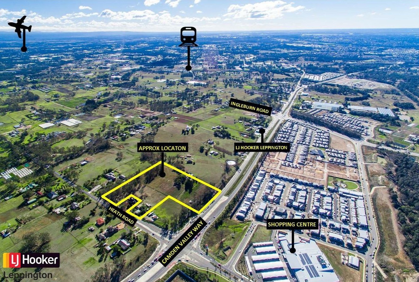 Leppington Heights - Leppington Aerial