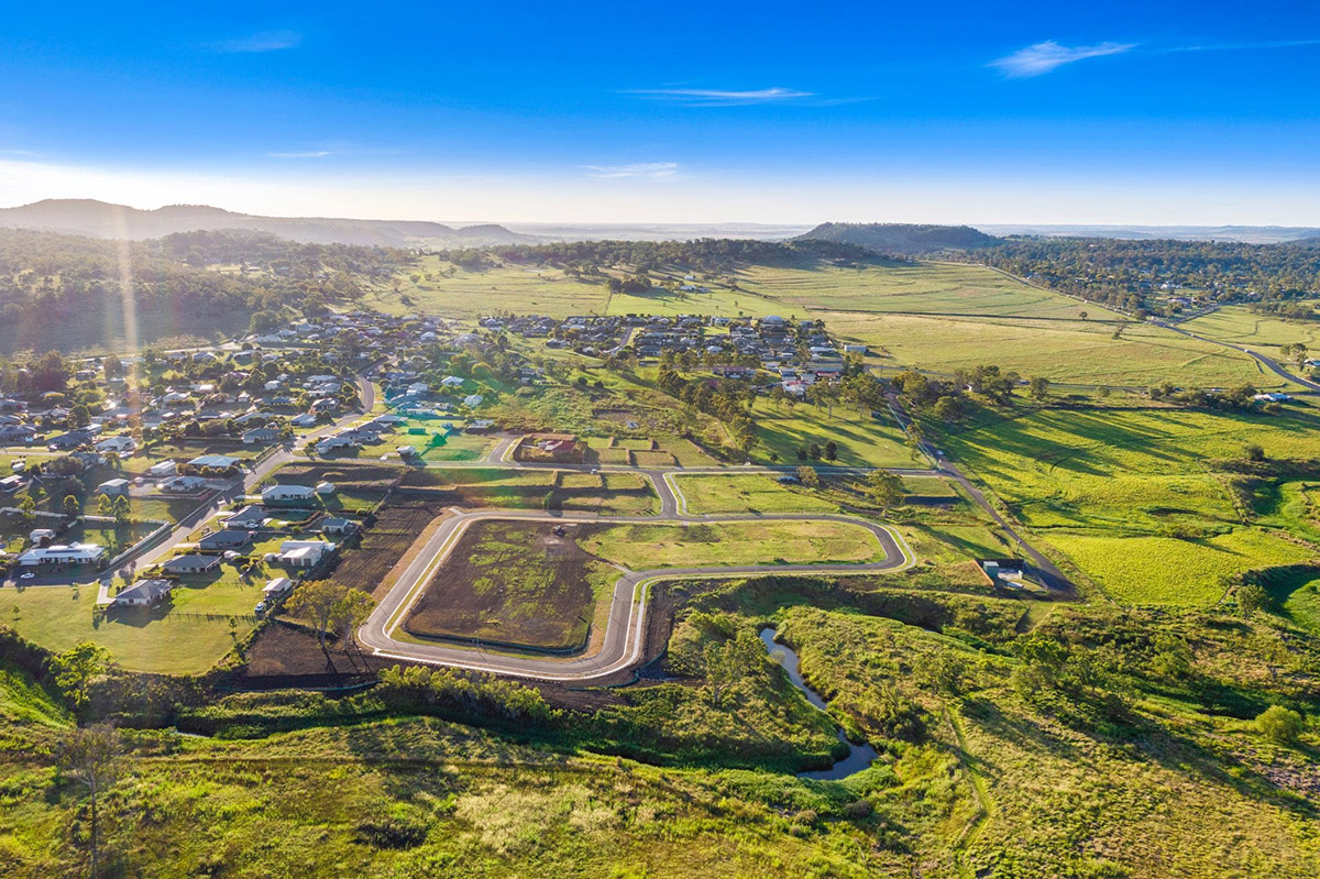 Lilyvale Estate - Meringandan West Aerial