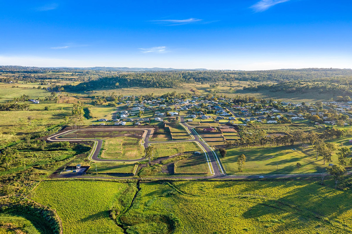Lilyvale Estate - Meringandan West Aerial