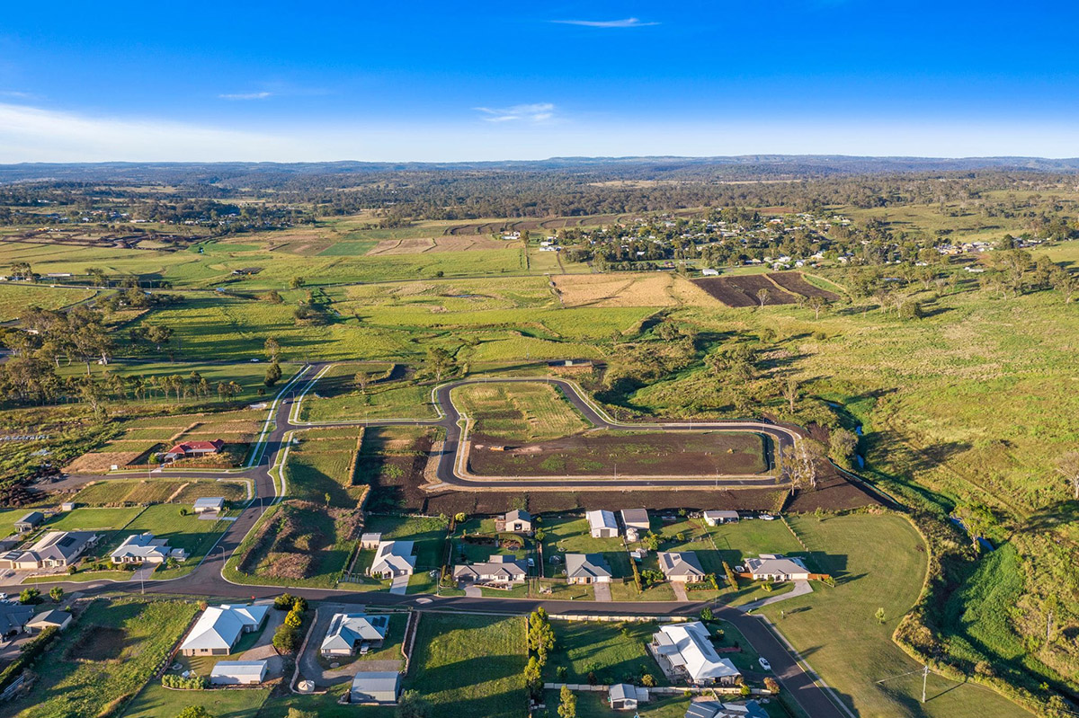 Lilyvale Estate - Meringandan West Aerial
