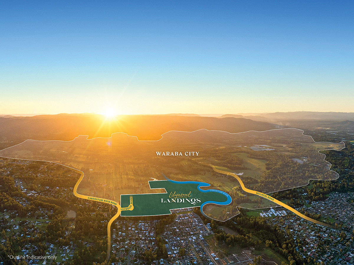 Lilywood Landings Estate - Lilywood Aerial