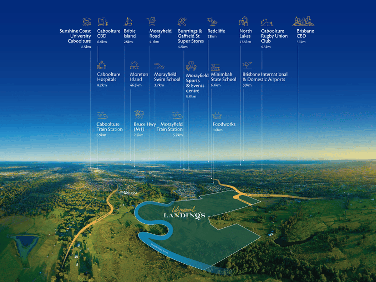 Lilywood Landings Estate - Lilywood Location Map