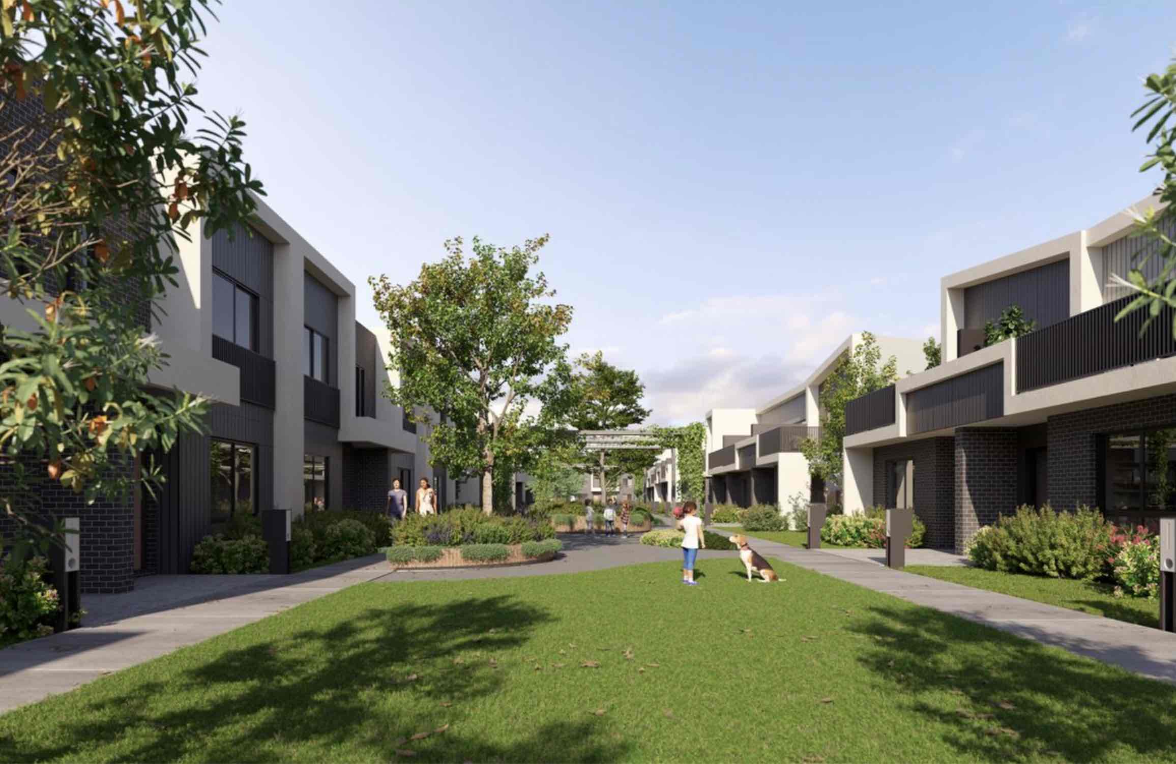 Linc Townhomes Estate - Cranbourne West Render