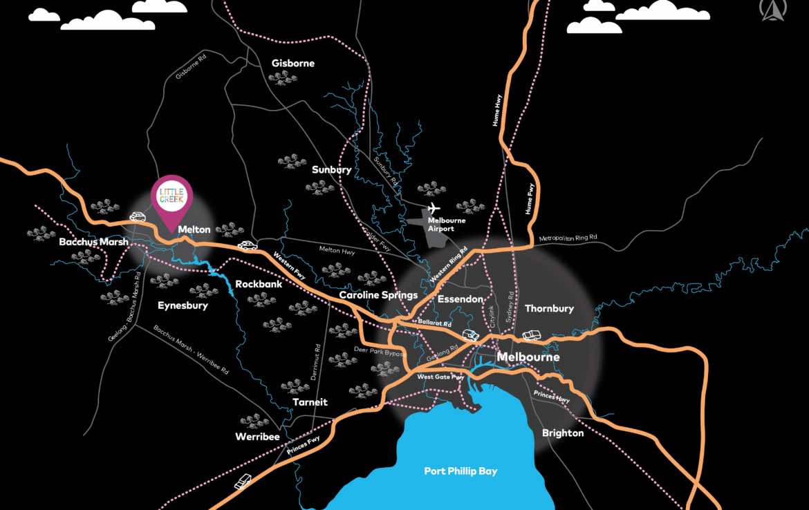 Little Creek Estate Loation Map