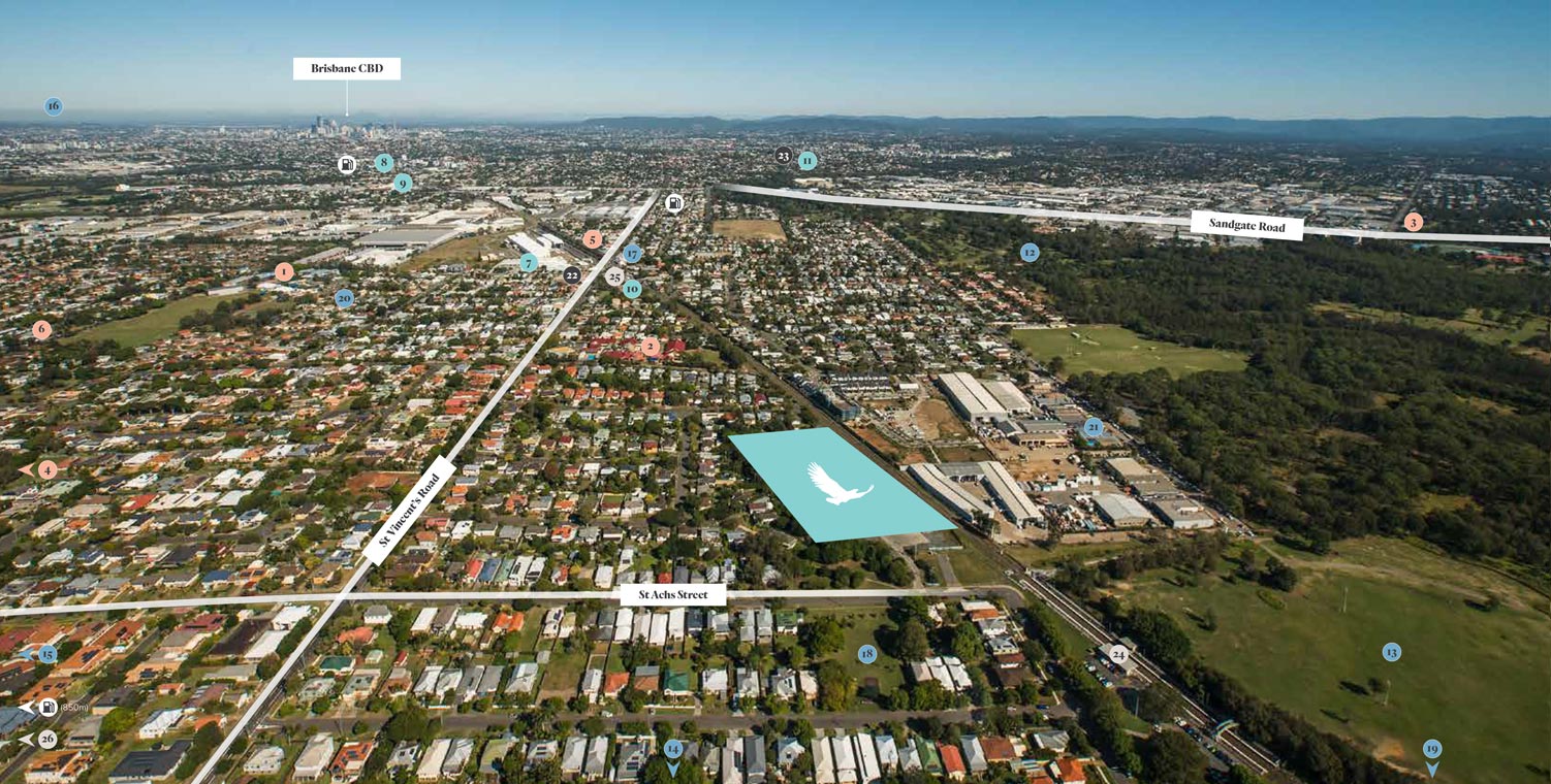 Little Eagle Estate - Nudgee Aerial