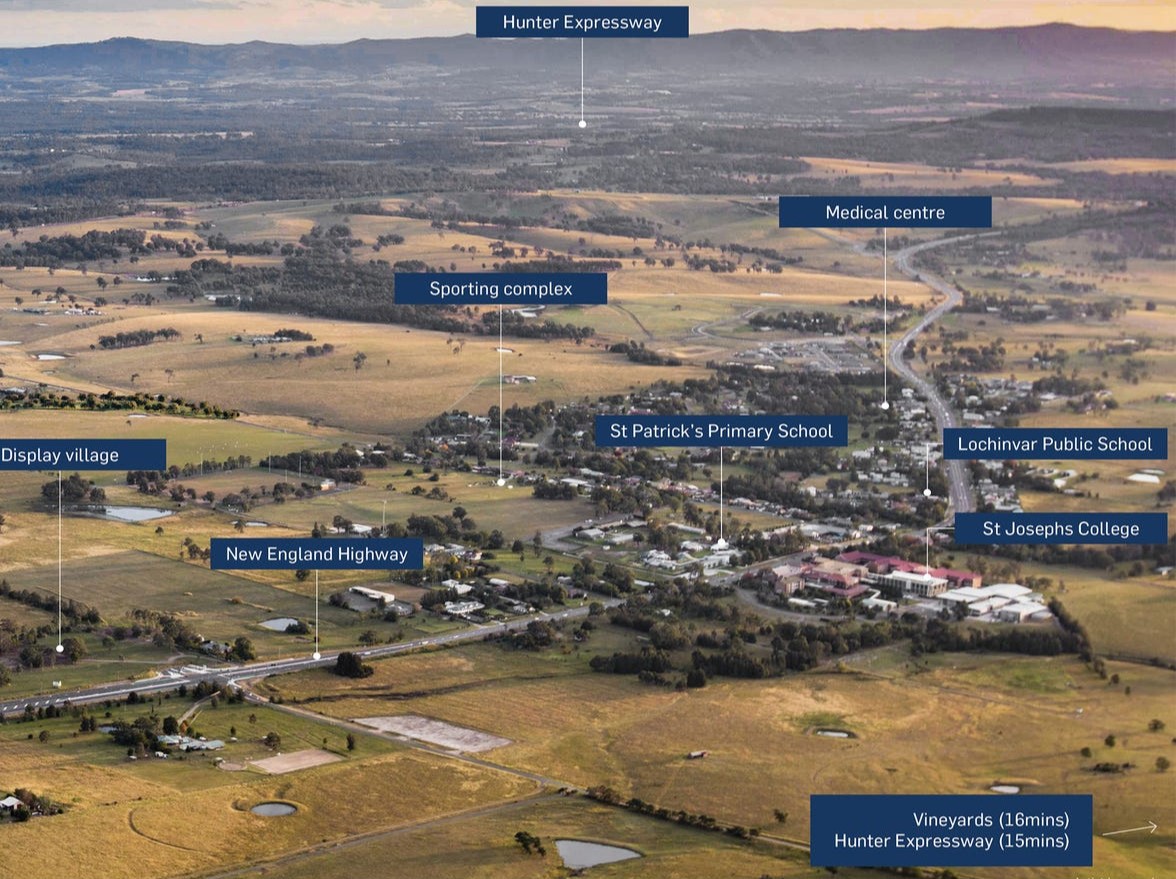 Lochinvar Ridge Estate - Lochinvar Aerial