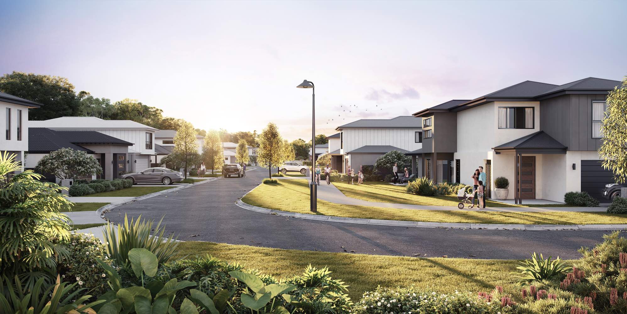 Lomandra Park Estate - Bridgeman Downs Streetscape