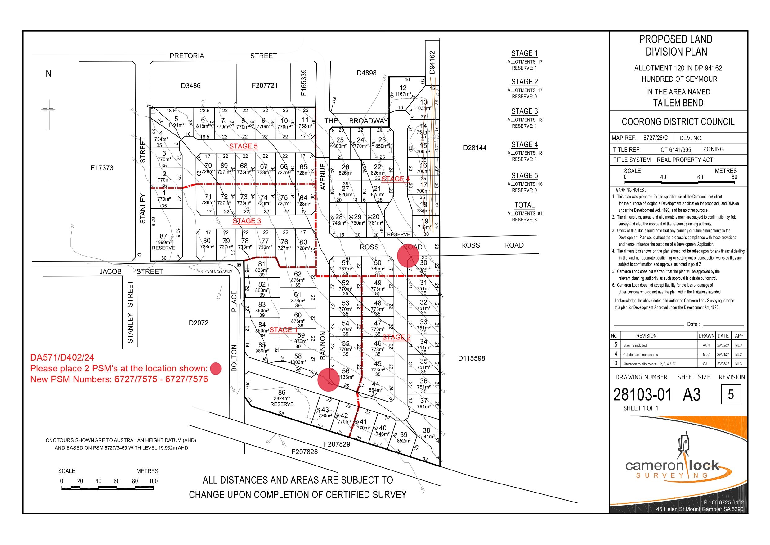 Lot 120 Stanley Street - Tailem Bend Masterplan