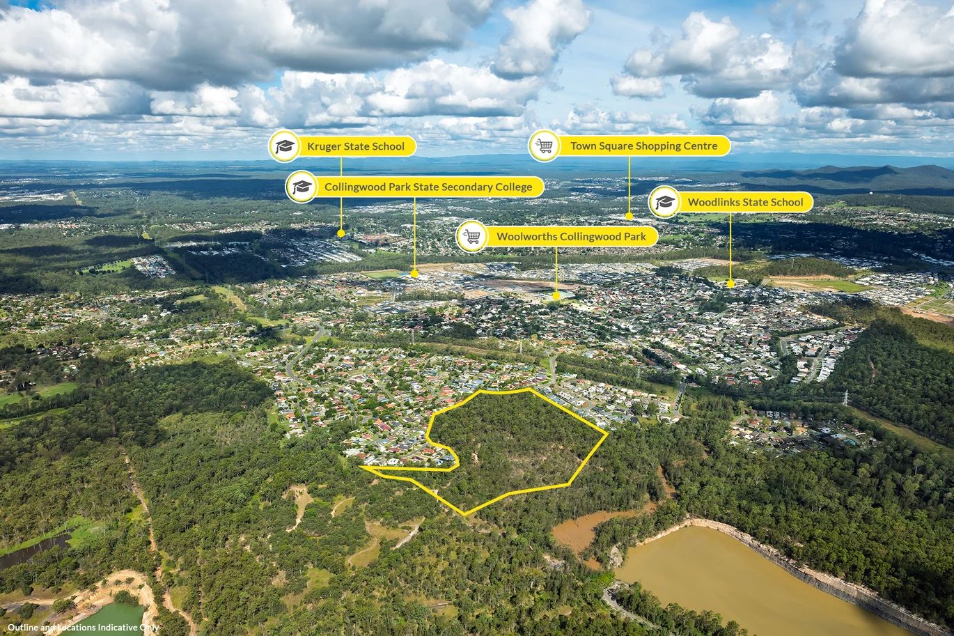 Lot 406 Gibbs Avenue - Collingwood Park Aerial