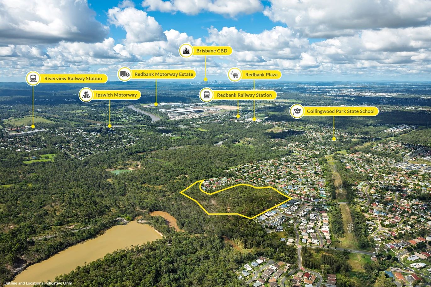 Lot 406 Gibbs Avenue - Collingwood Park Aerial