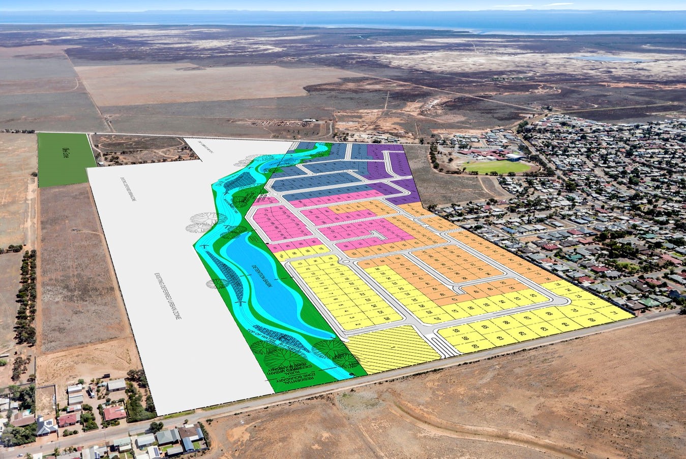 Lot 640 Senate Road - Risdon Park South Aerial