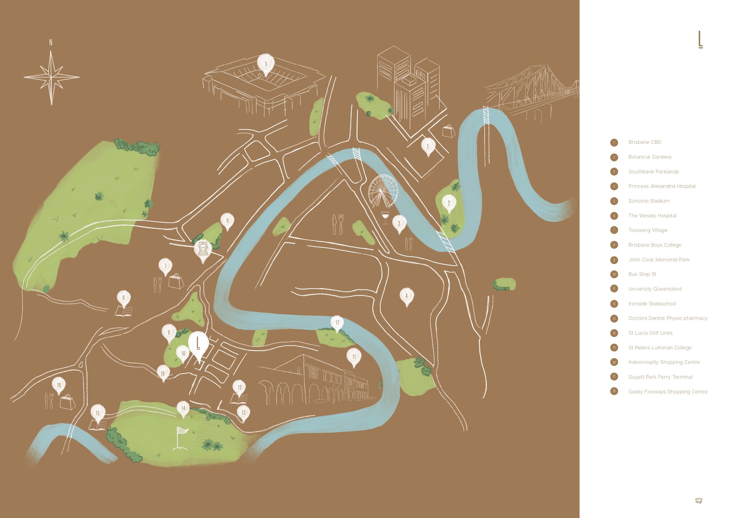 Luciana Estate - St Lucia Location Map