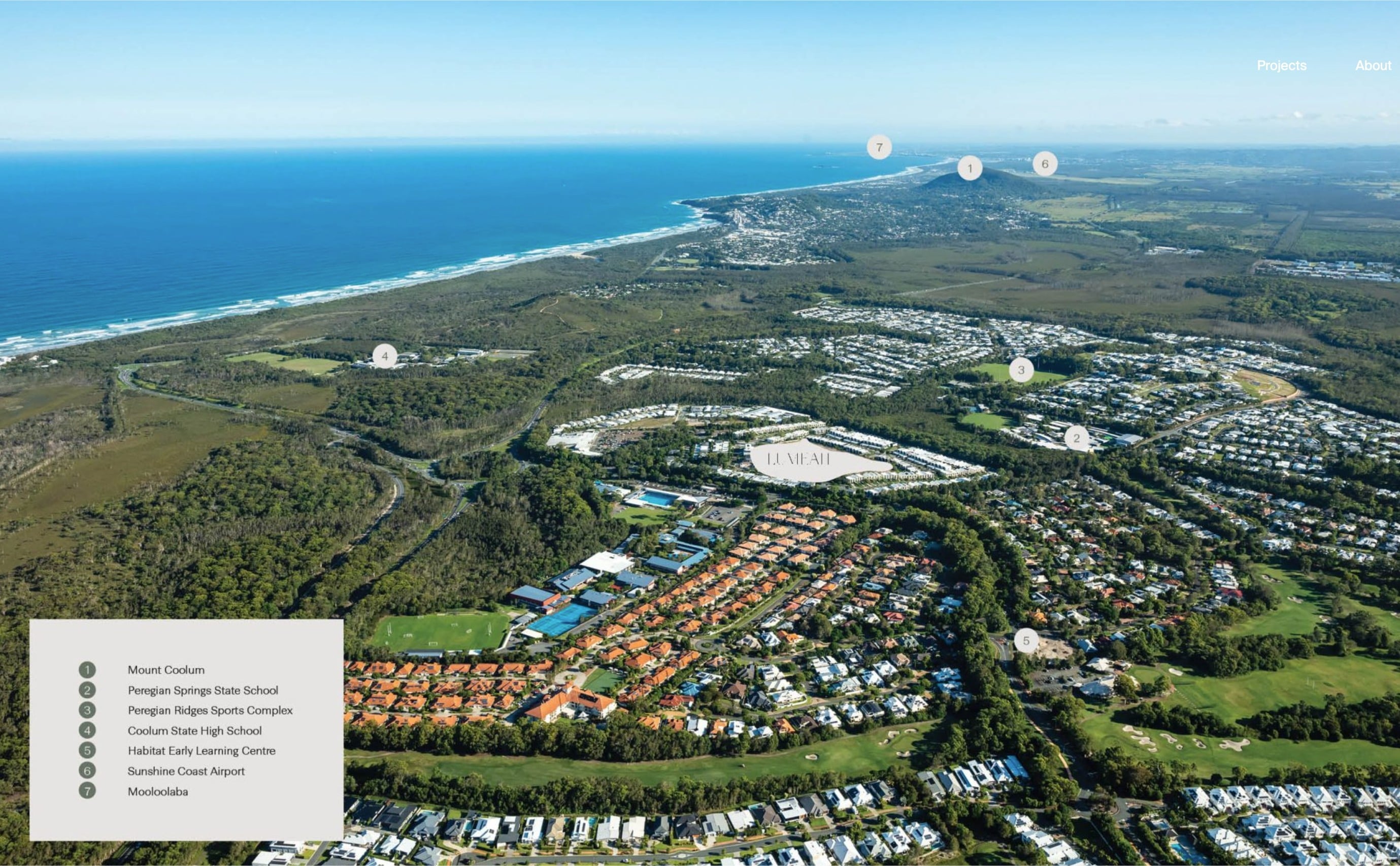 Lumeah Estate - Peregian Springs Location Map