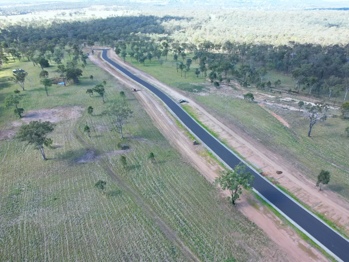 Luna Rise Estate - Nanango Aerial