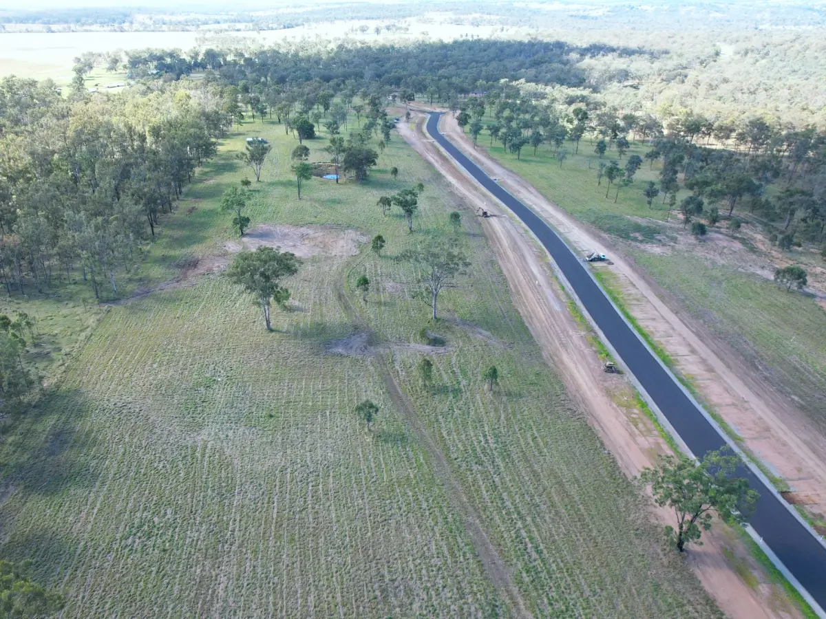 Luna Rise Estate - Nanango Aerial