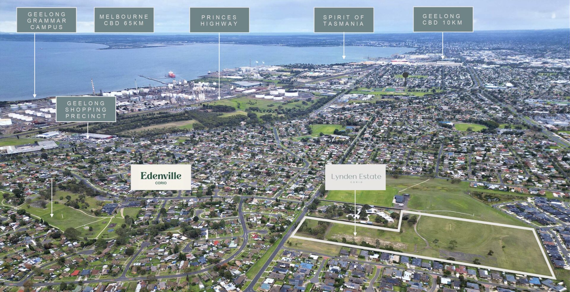 Lynden Estate - Corio  Aerial