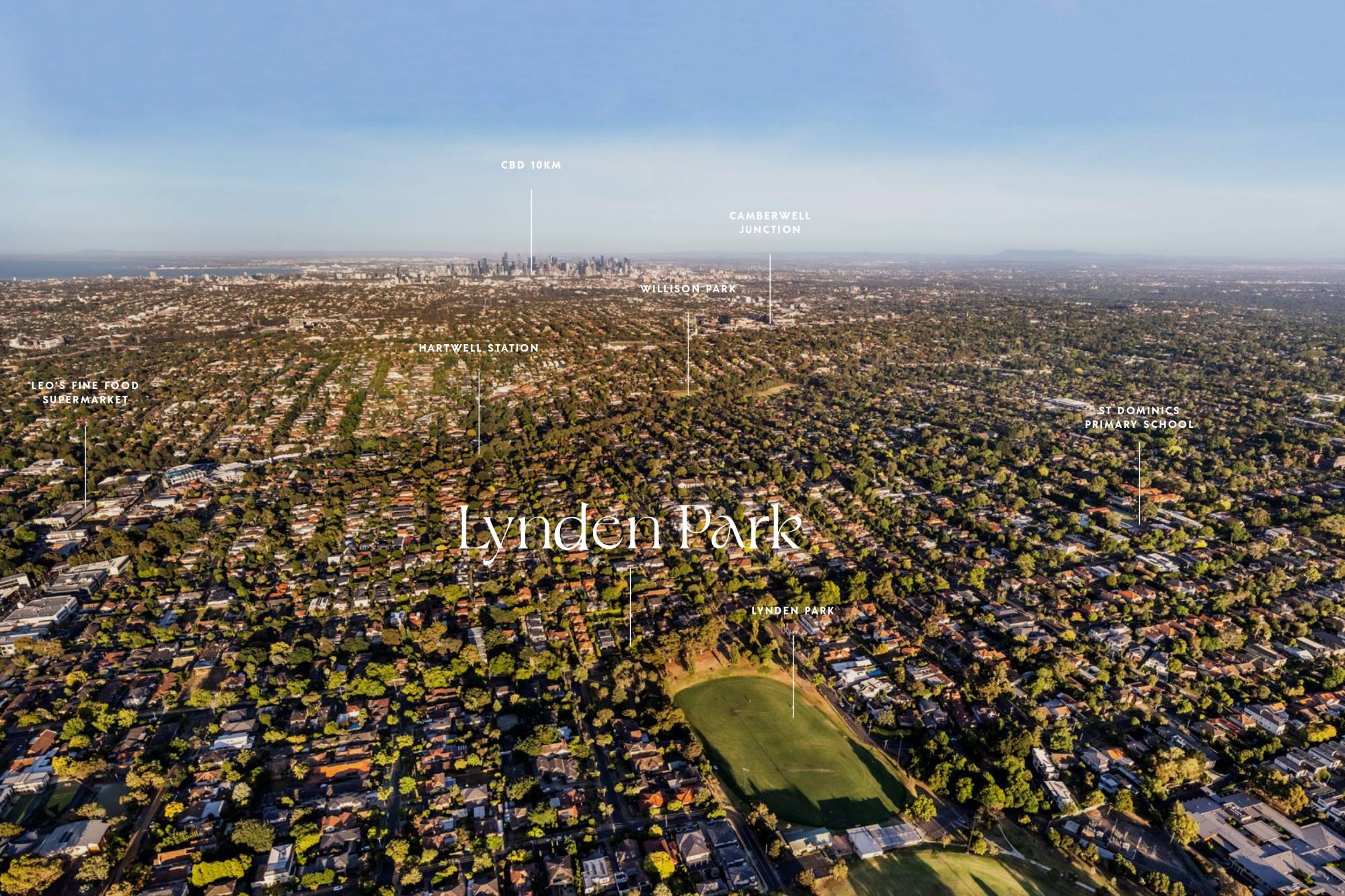 Lynden Park Townhomes - Camberwell Aerial