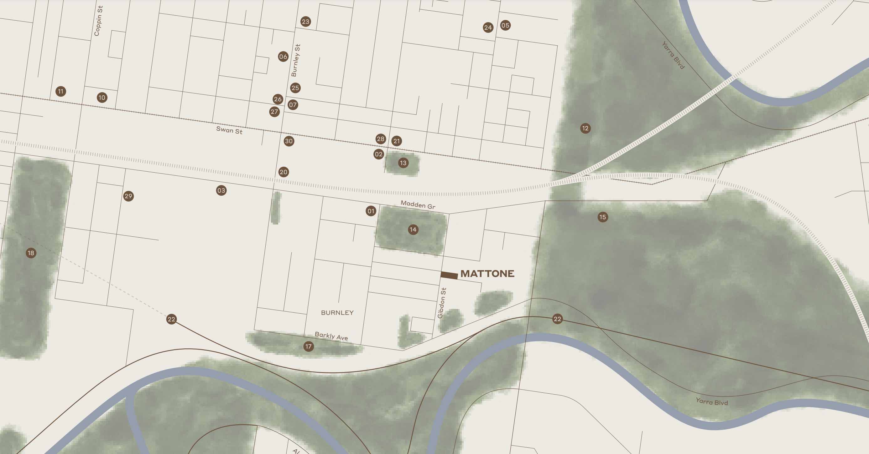 MATTONE by CADRE Estate - Burnley Location map