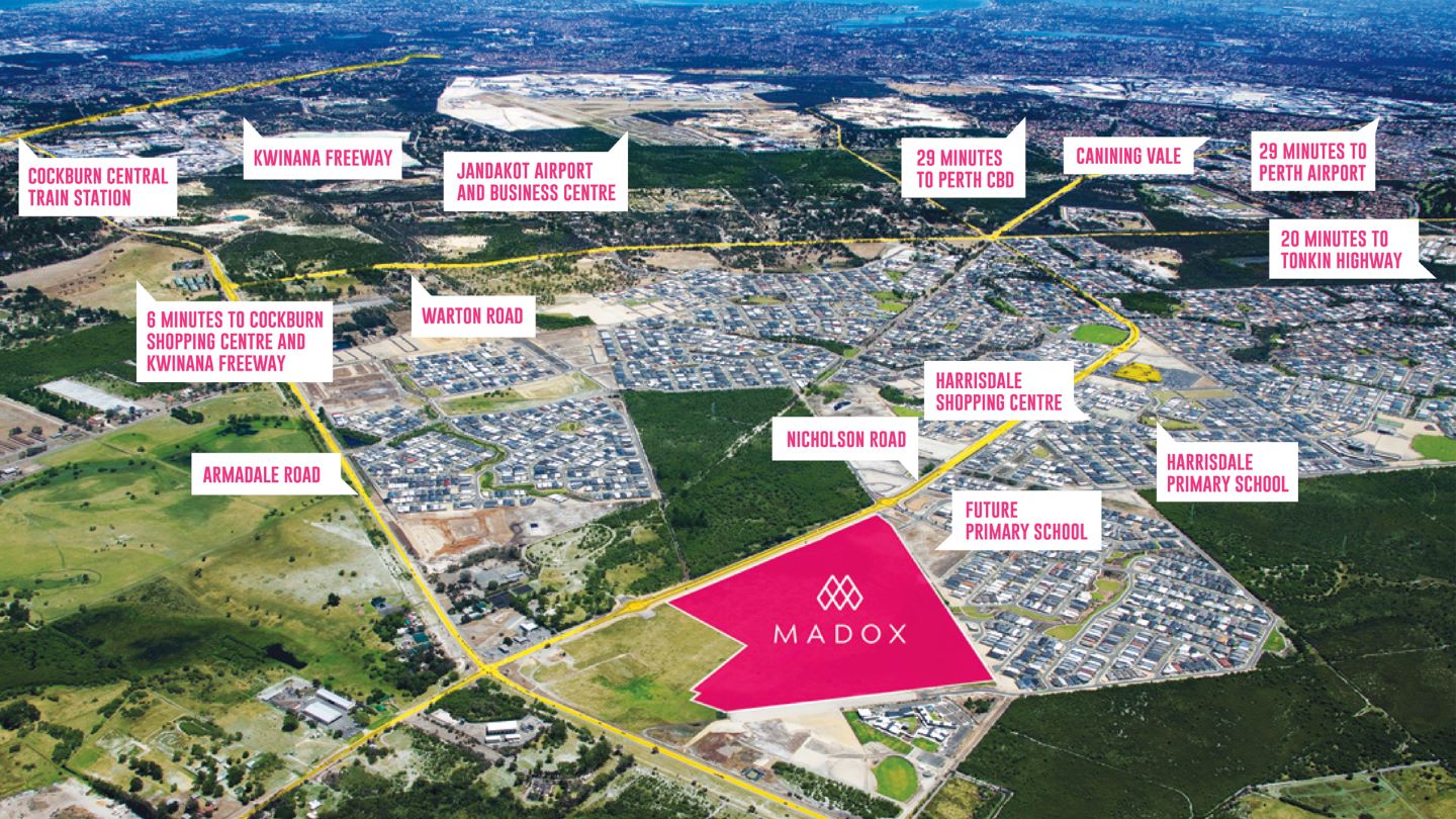Madox Estate - Piara Waters Aerial