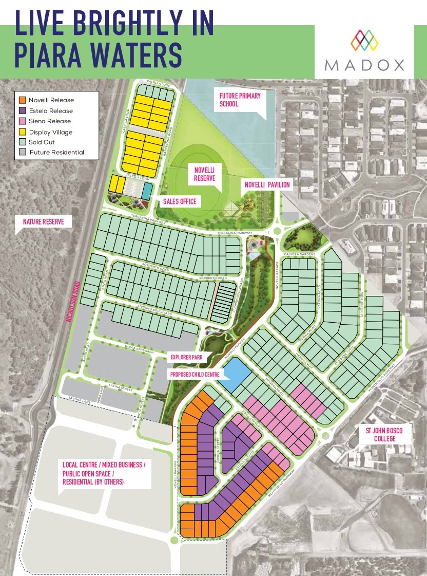 Madox Estate - Piara Waters Masterplan