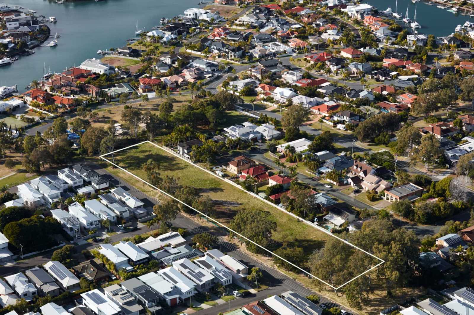 Magnolia Estate - Ormiston Aerial