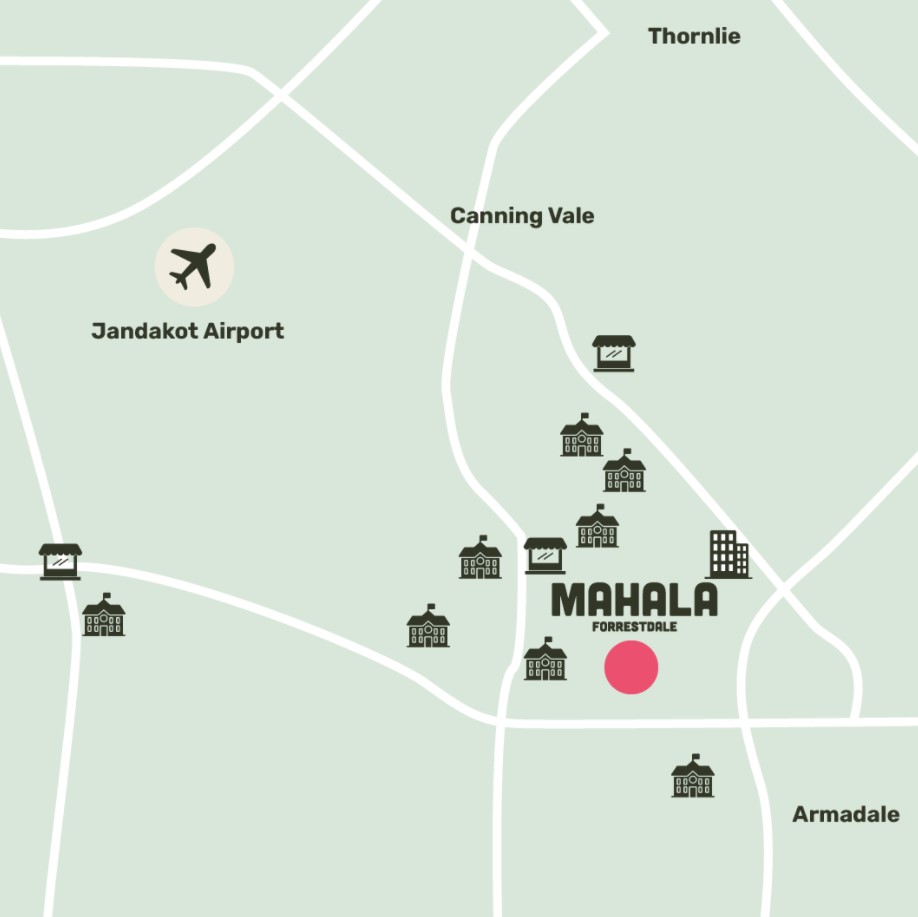 Mahala Estate - Forrestdale Location Map