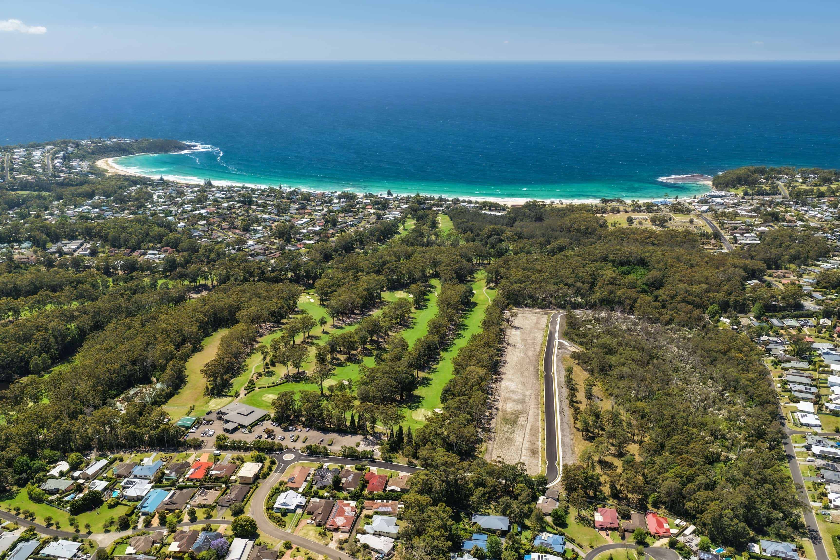 Maisie Way Estate - Mollymook Aerial