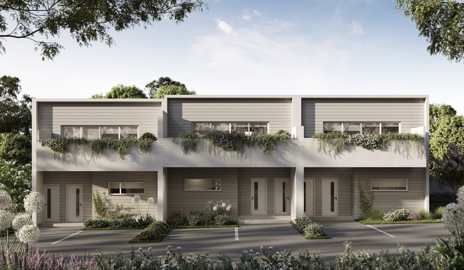Maison Estate - Sunbury Render