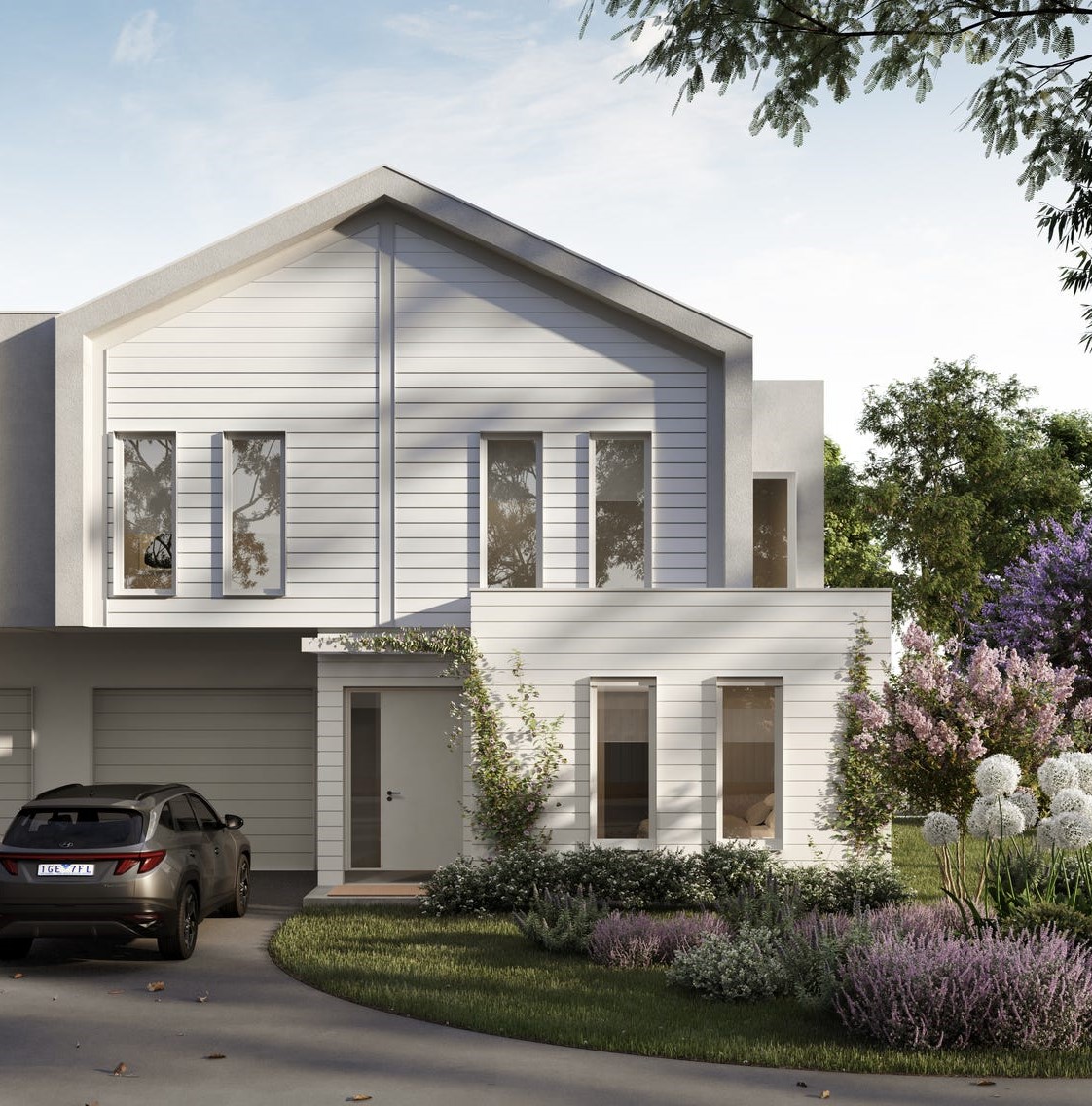 Maison Estate - Sunbury Render
