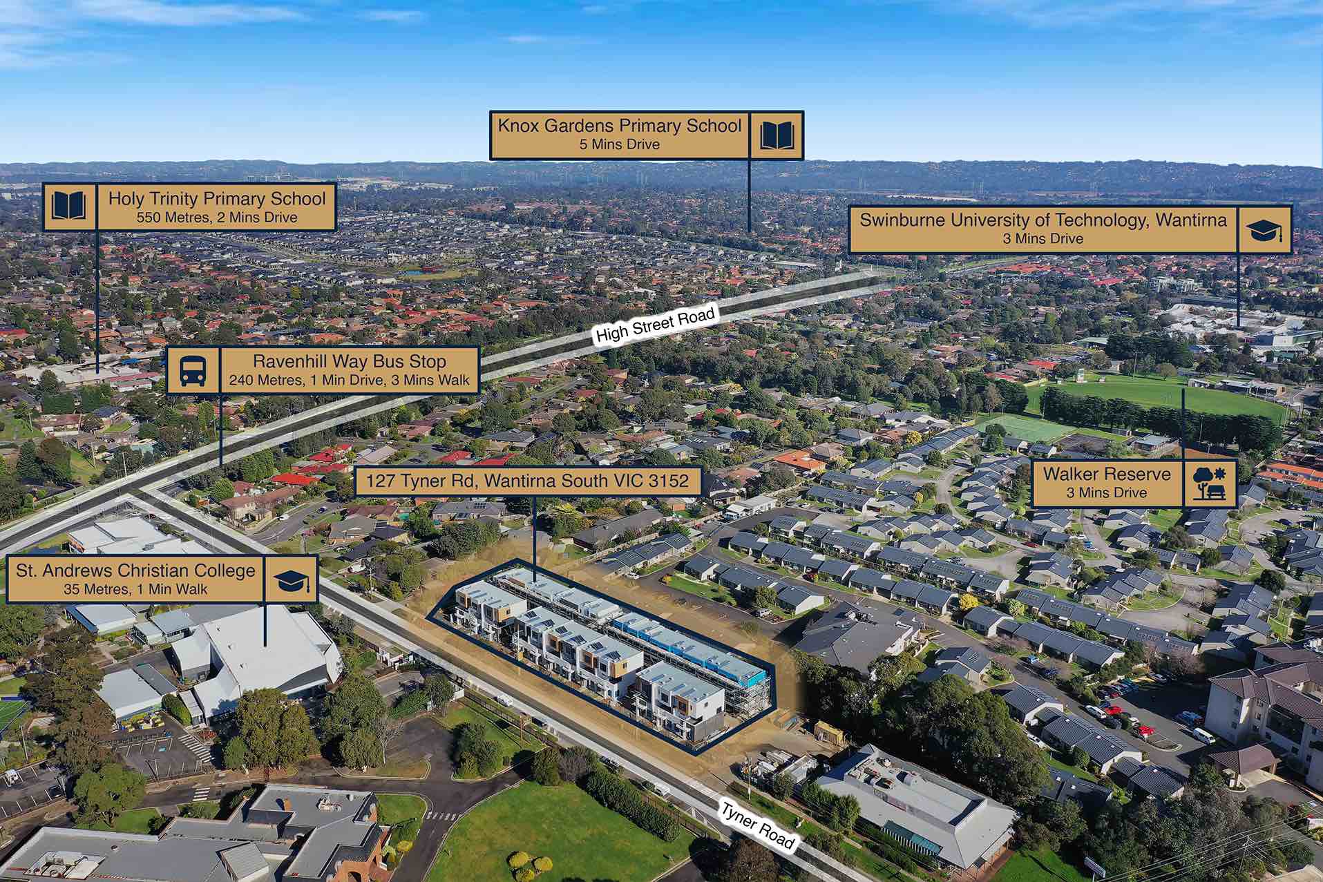 Maison Estate - Wantirna South Aerial 2