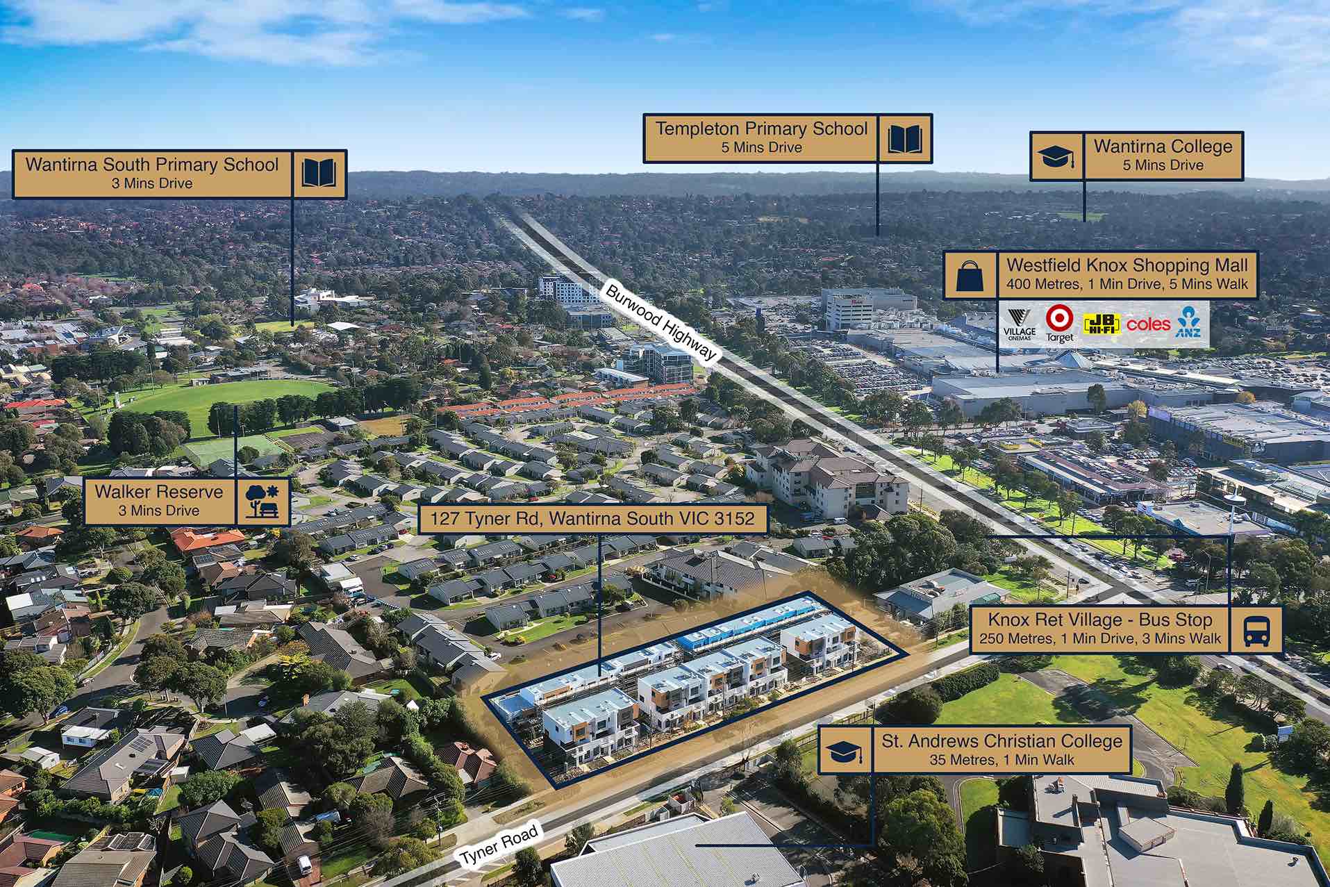 Maison Estate - Wantirna South Aerial