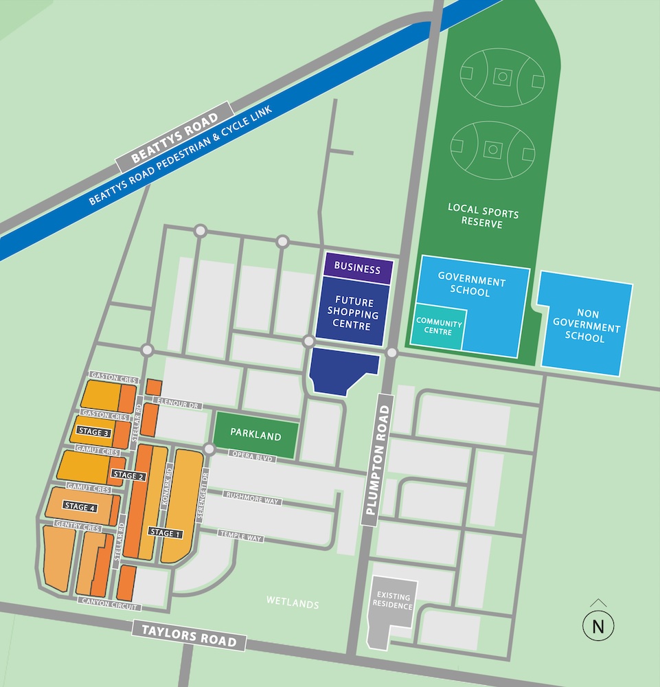 Majesty Plumpton Estate - Bonnie Brook Location map