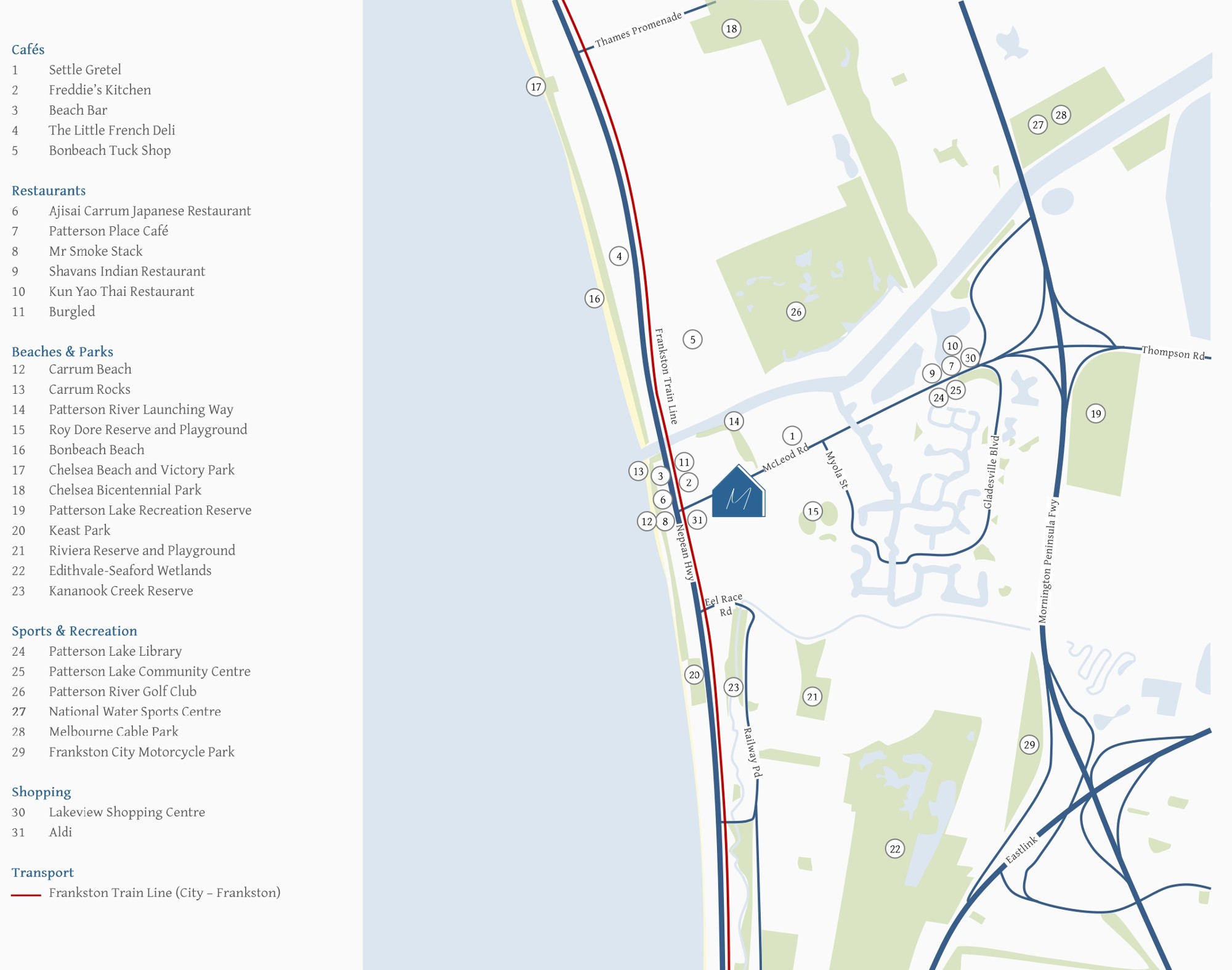 Malia Townhomes - Carrum Location