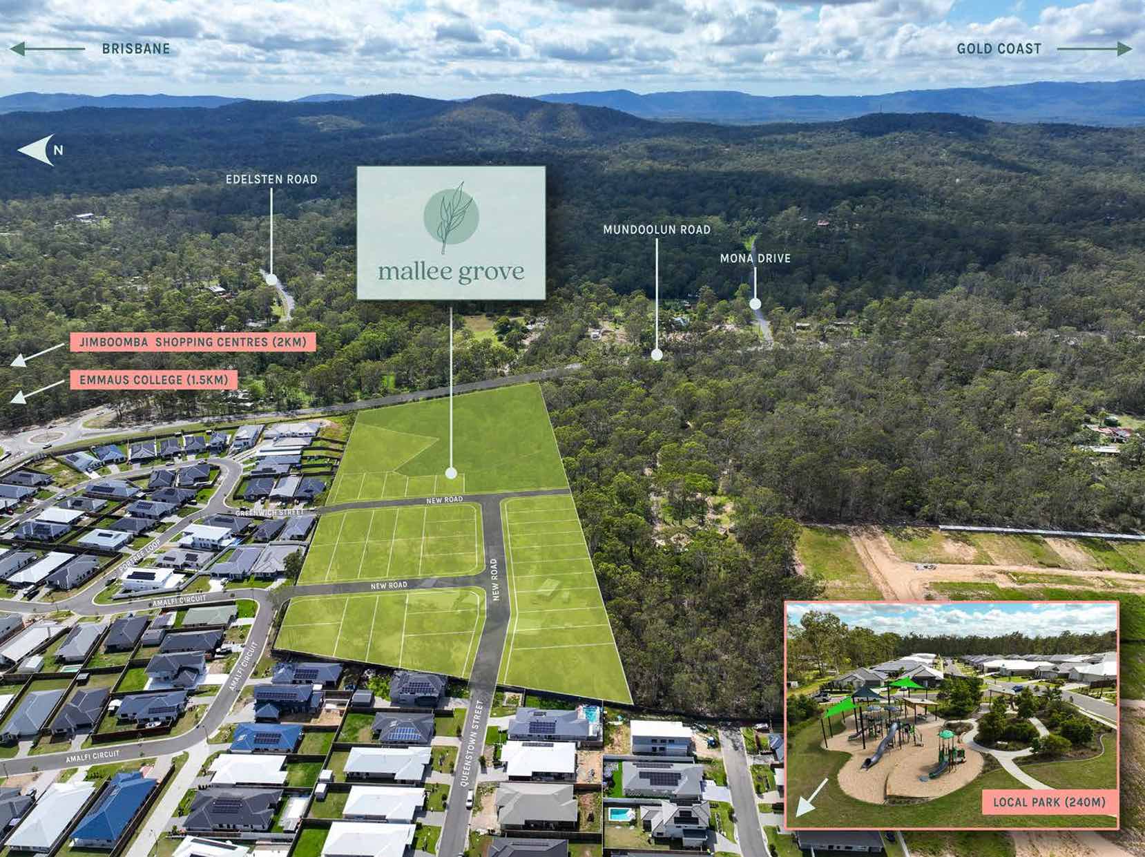 Mallee Grove Estate - Jimboomb Aerial
