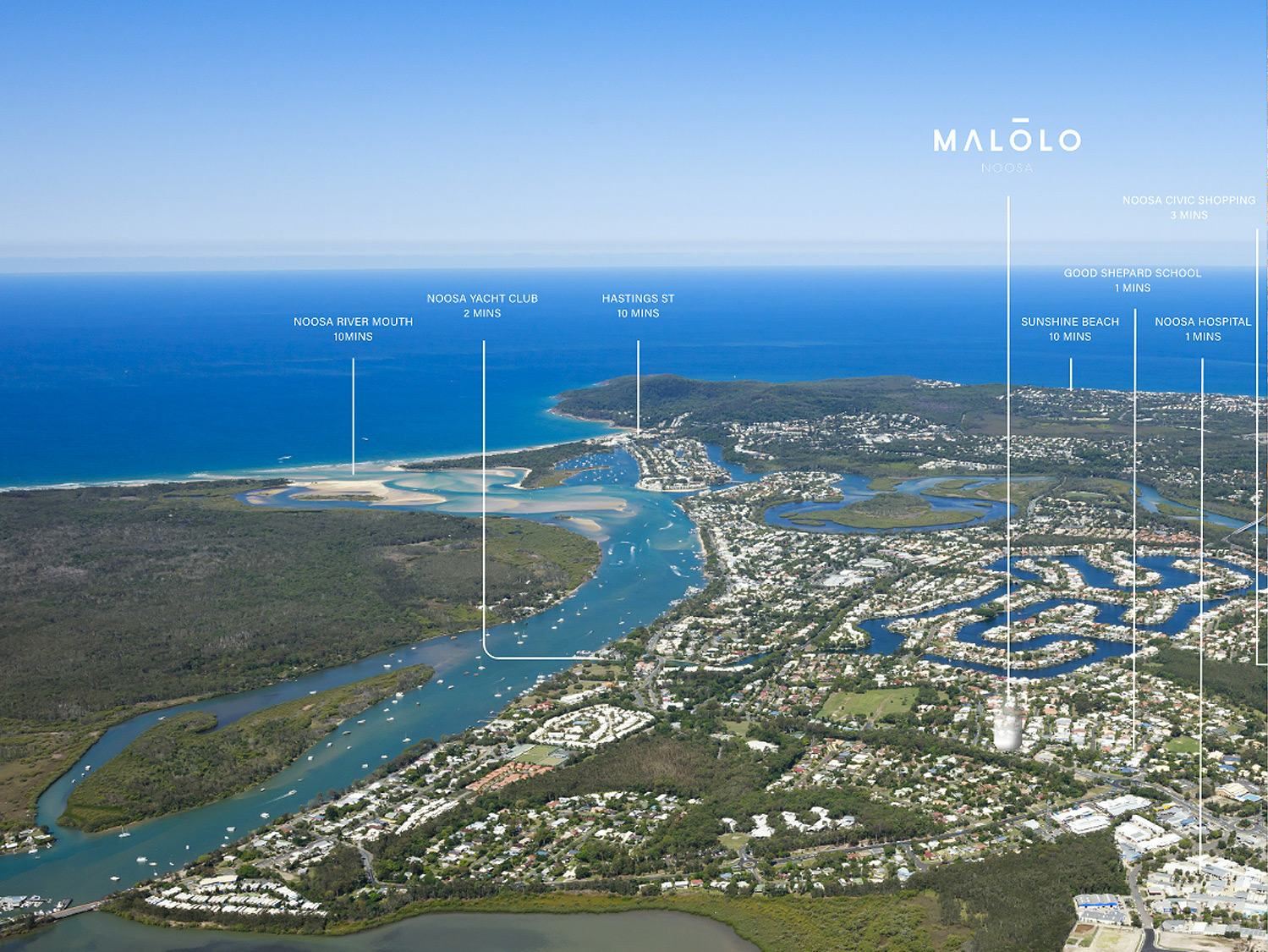 Malolo Noosa Estate - Noosaville Aerial_0
