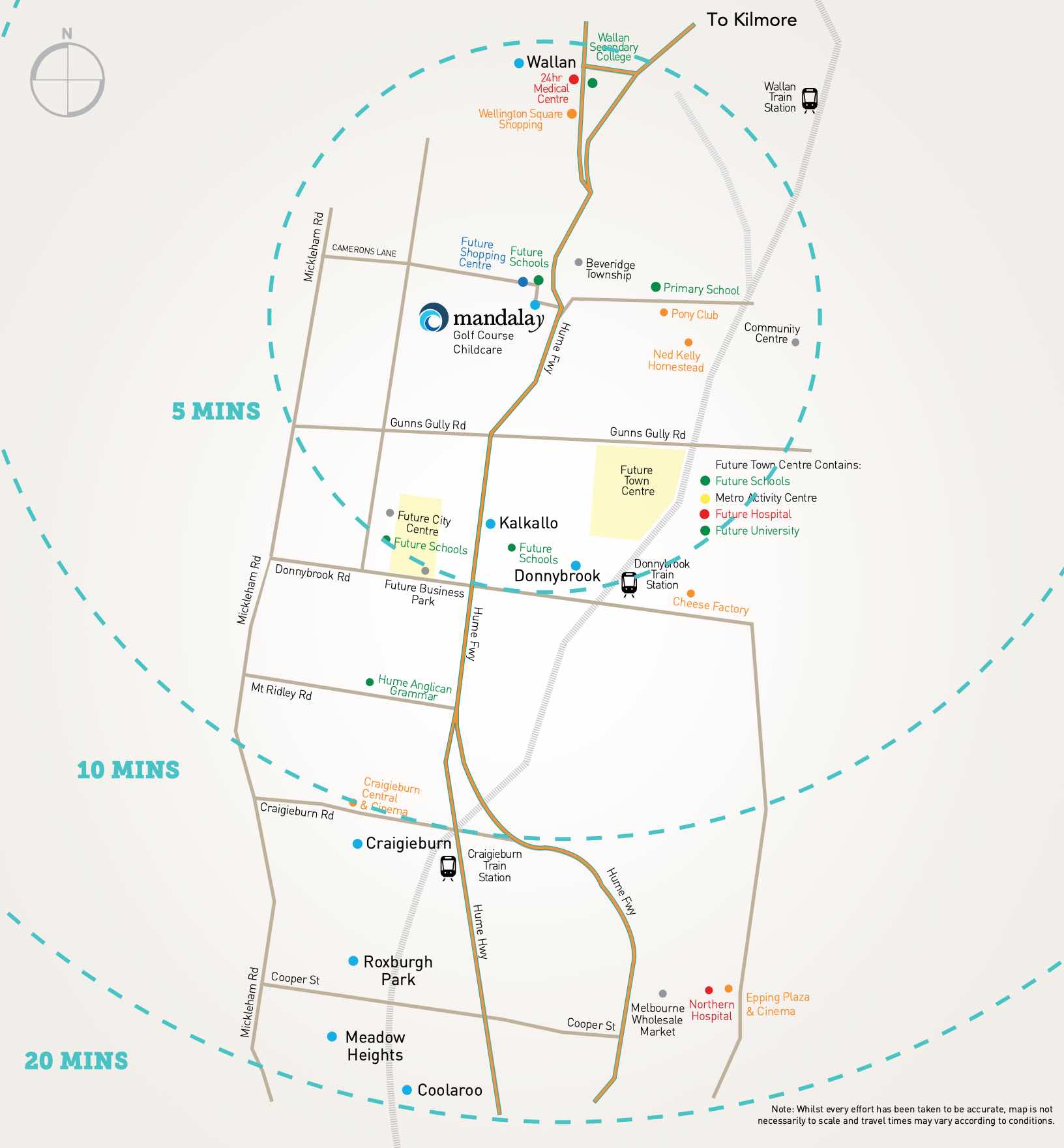 Mandalay Estate - Beveridge Location m Location Map