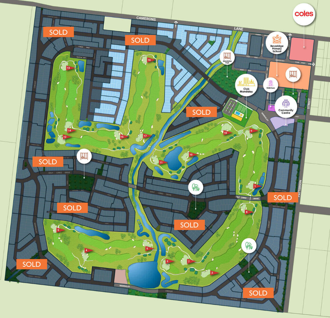Mandalay Estate - Beveridg Masterplan