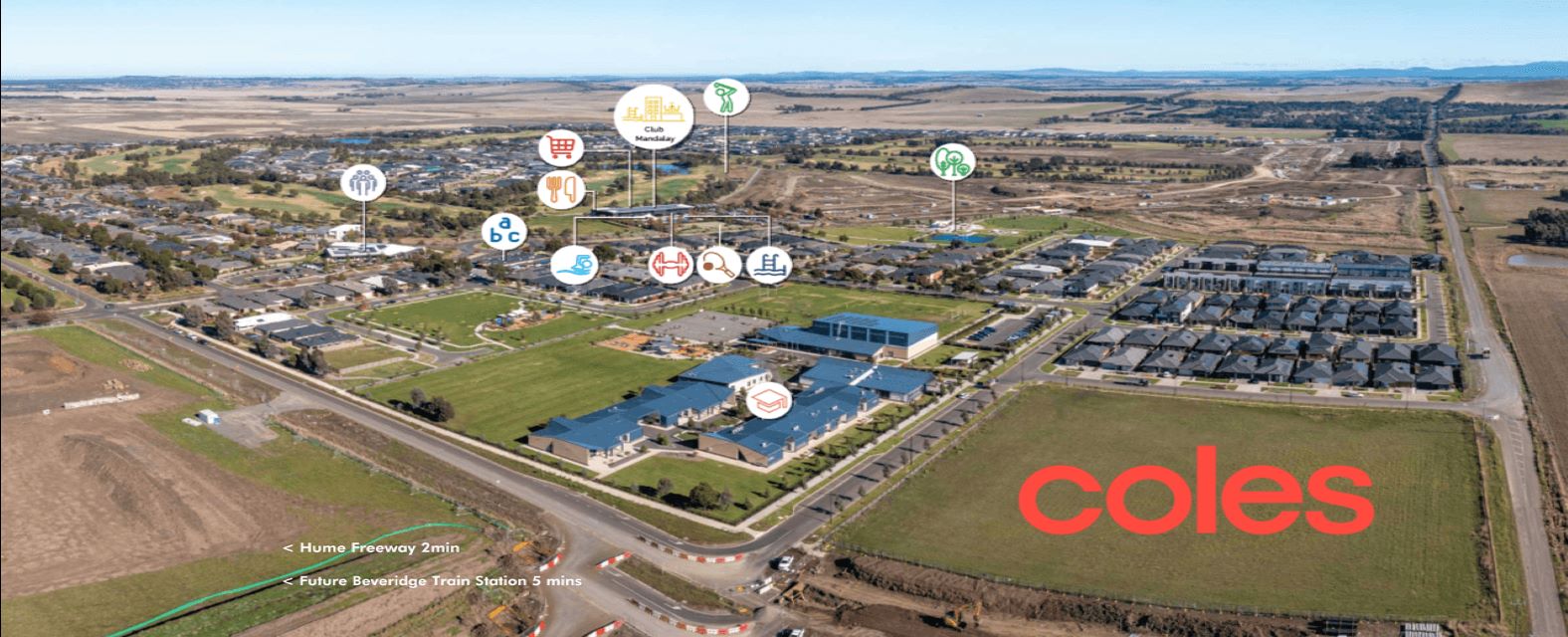 Mandalay Estate - Beveridge Location Map