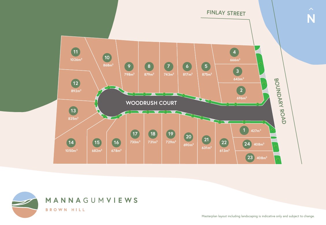 Manna Gum Views Estate - Brown Hill Masterplan