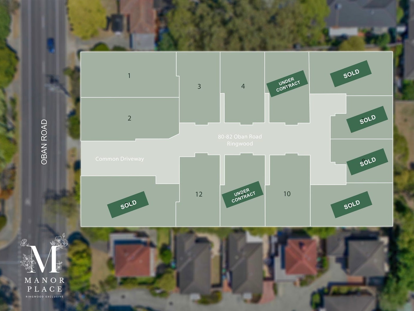 Manor Place Estate - Ringwood Aerial