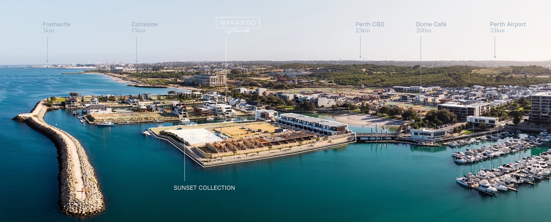 Maraboo Island Estate - North Coogee Aerial