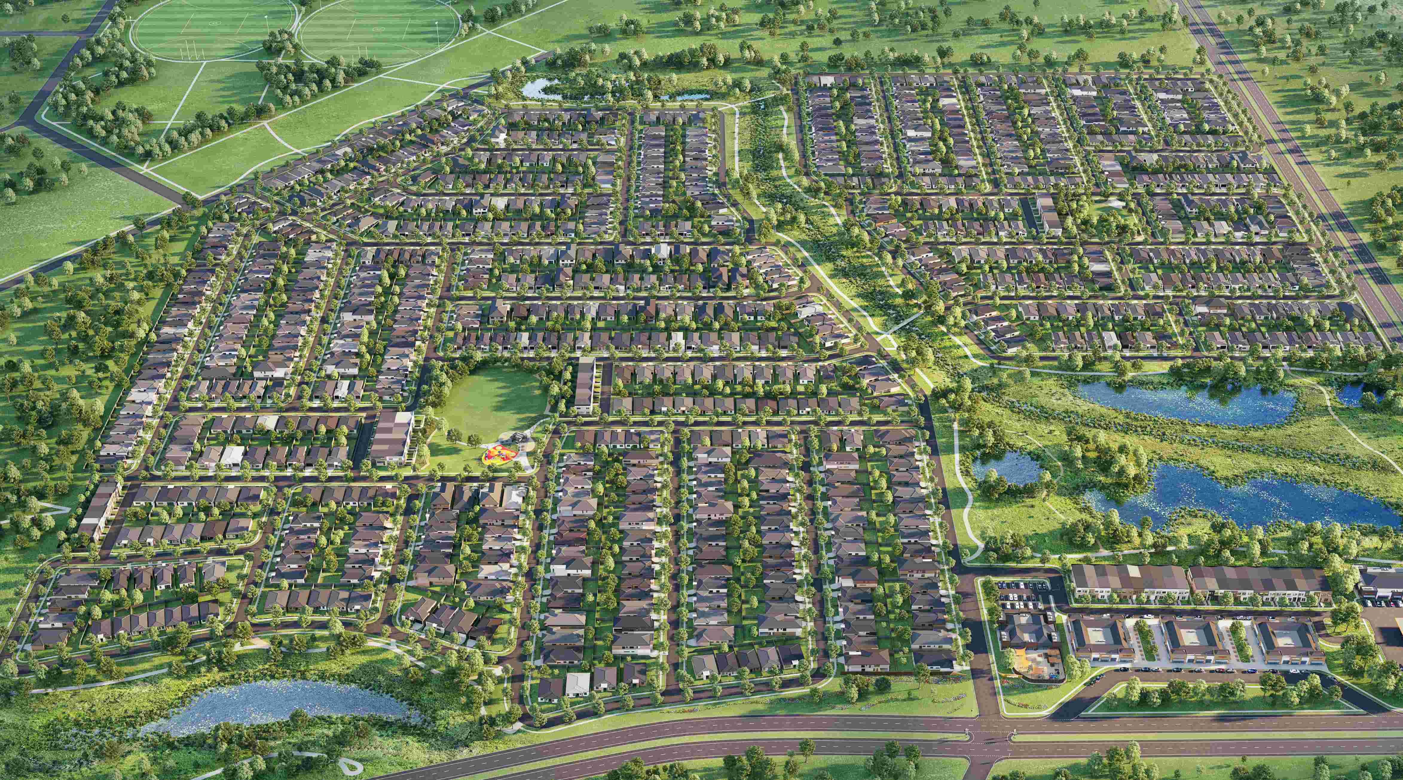 Marigold Estate - Tarneit Render