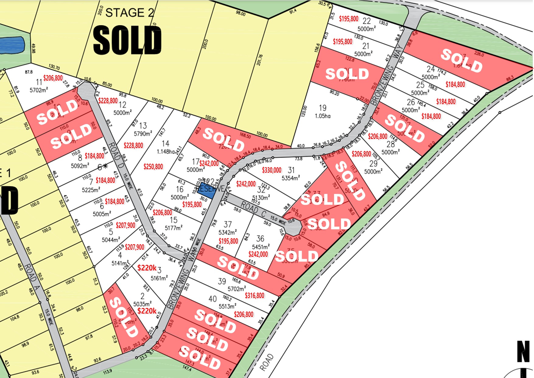 Marion Bay Rise Estate - Marion Bay Location Map