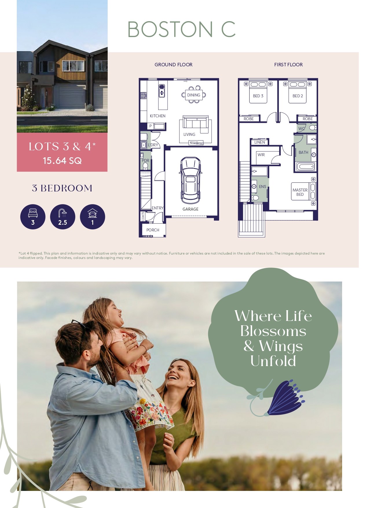 Mariposa Townhome Collection at Smiths Lane Estate - Clyde North Floorplan
