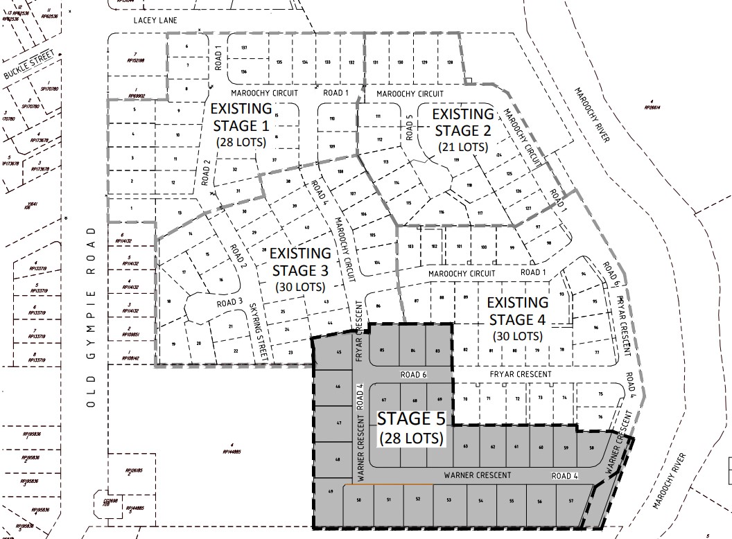 Maroochy Rivers Estate Yandina - Master Plan