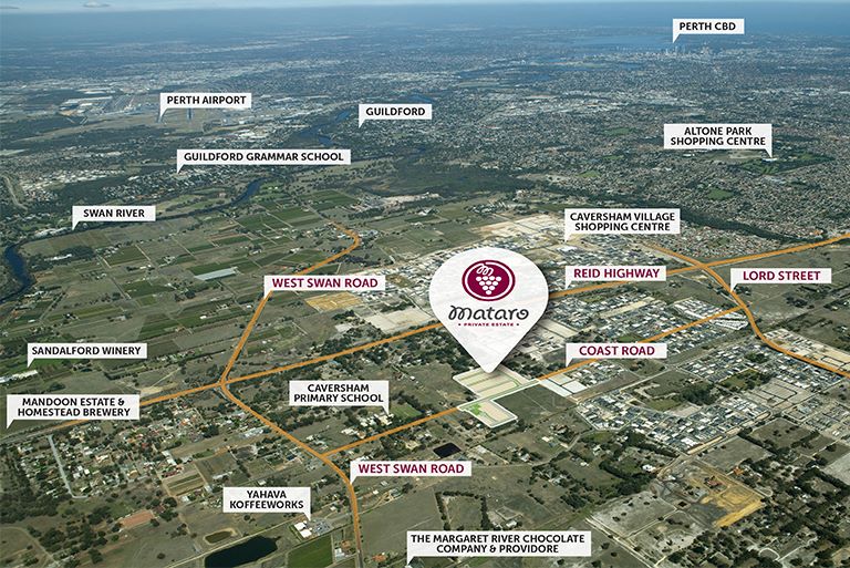 Mataro Private Estate - Dayton Aerial